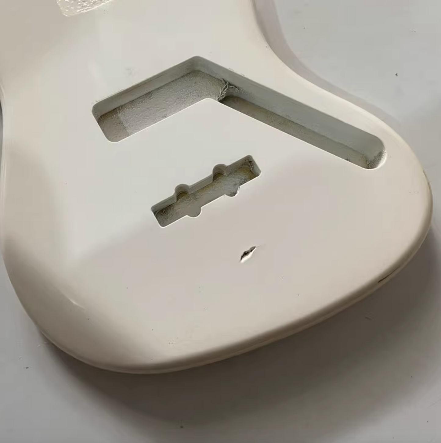 White Basswood 4 String Bass Guitar Body Fit Jazz Bass