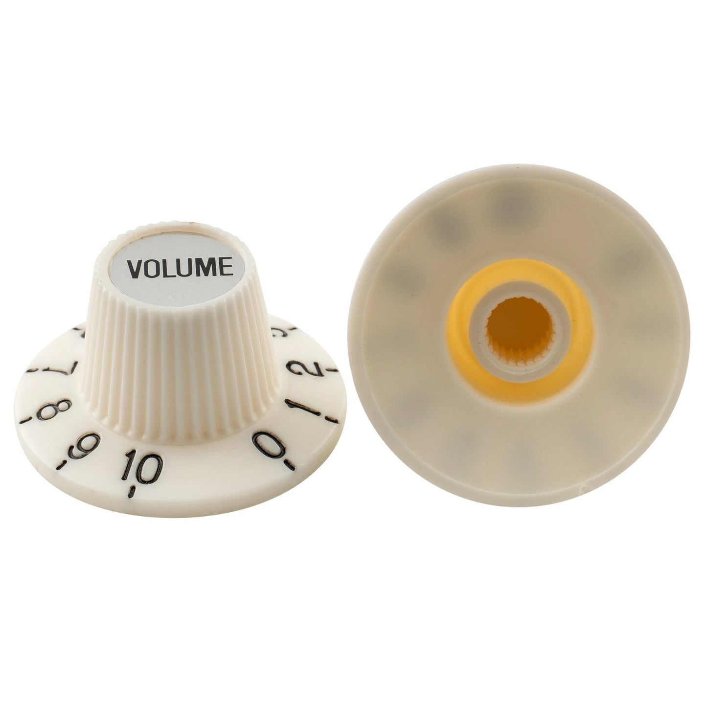 4pcs Aged White Guitar Top Hat Volume Tone Knobs Fit Ibanez,Epiphone,F