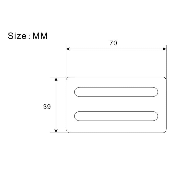 Black Brass Covers Guitar Humbucker Pickups Fit Ibanez,Epiphone,Cort,W