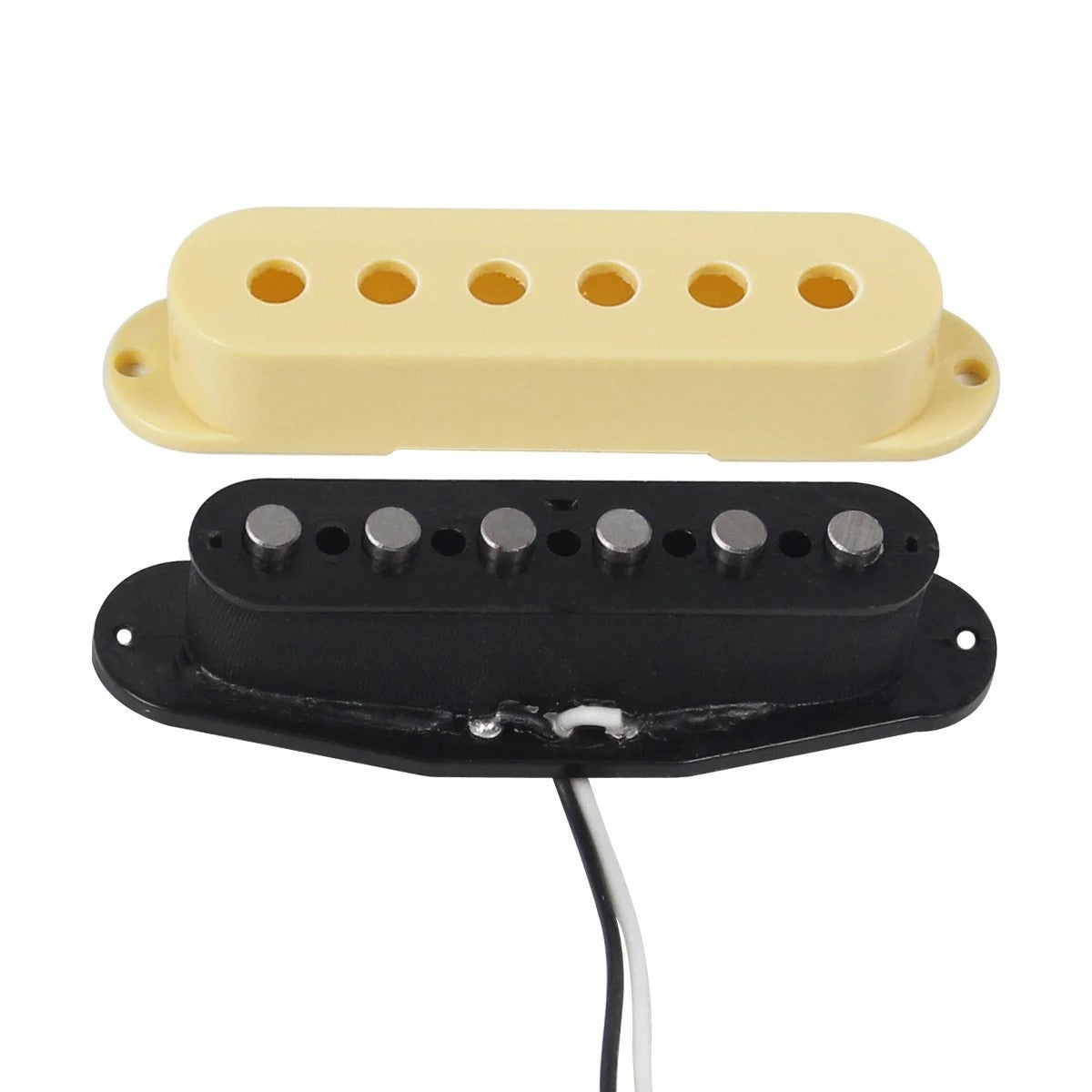 Cream HSS Guitar Alnico 5 Humbucker Single Coil Pickups Set Fit Fender