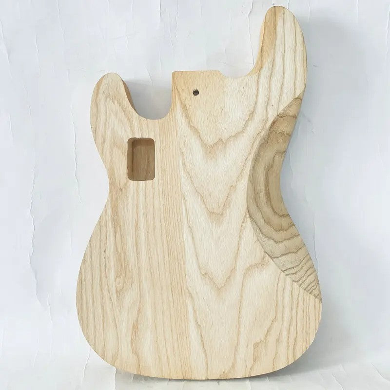 Unfinished Ash Wood 4/5 String Bass Body DIY Project