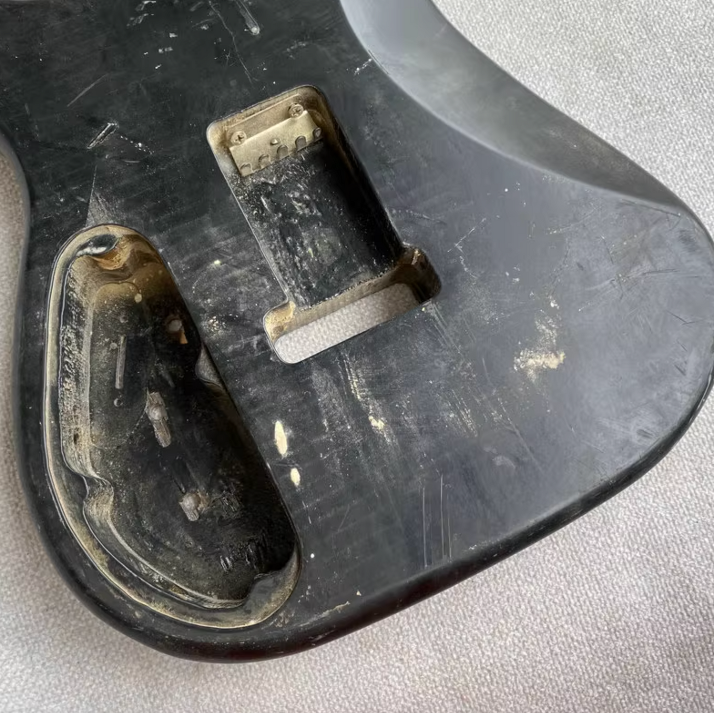 HSS Skull Head Top Guitar Basswood Body DIY Project