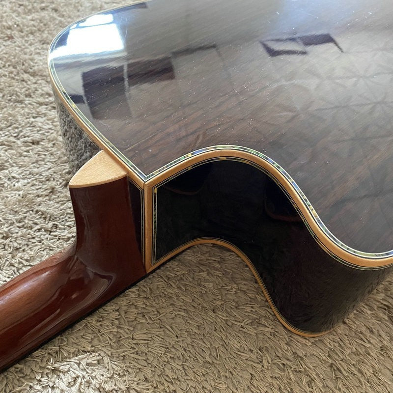 41 Inch Acoustic Guitar, Spruce Top Rosewood Sides Body, Mahogany Neck