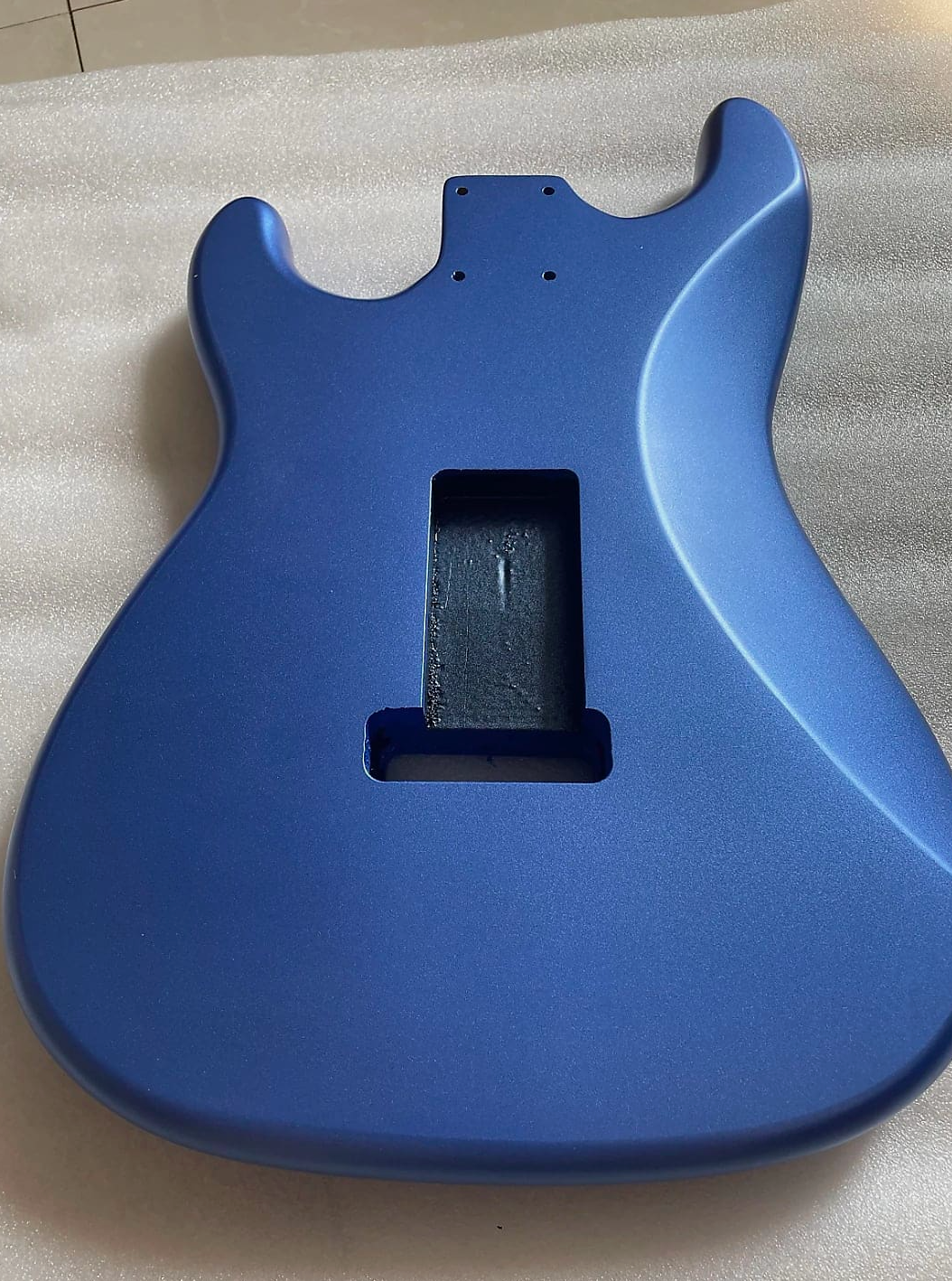 Metallic Blue Alder Wood Guitar Body Fit Stratocaster Strat