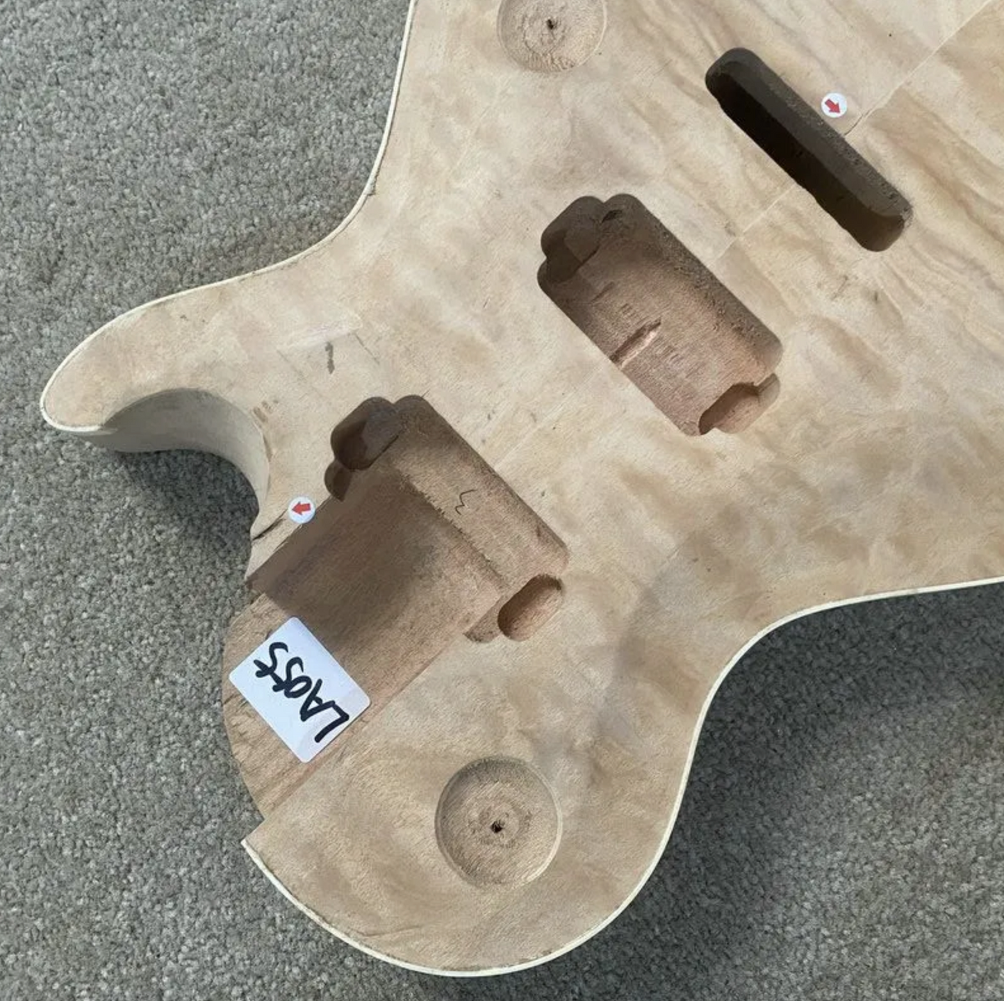 Quilted Maple Top Single Cut Guitar Mahogany Body Fit Les Paul LP