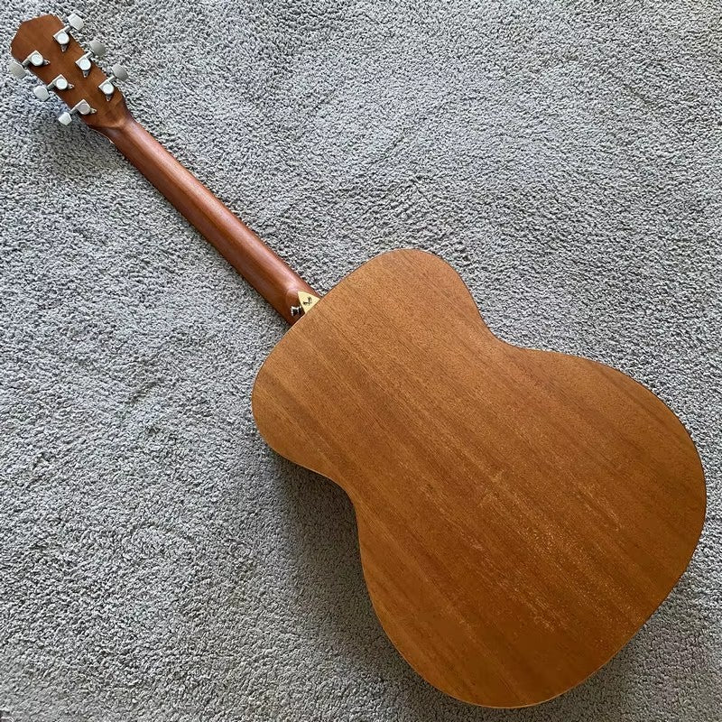 40 Inch Acoustic Guitar, Mahogany Body and Neck, Rosewood Fingerboard