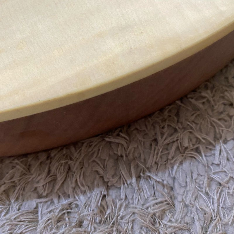 Tiger Maple Guitar Body with Mahogany Neck, Rosewood Fingerboard Fit L