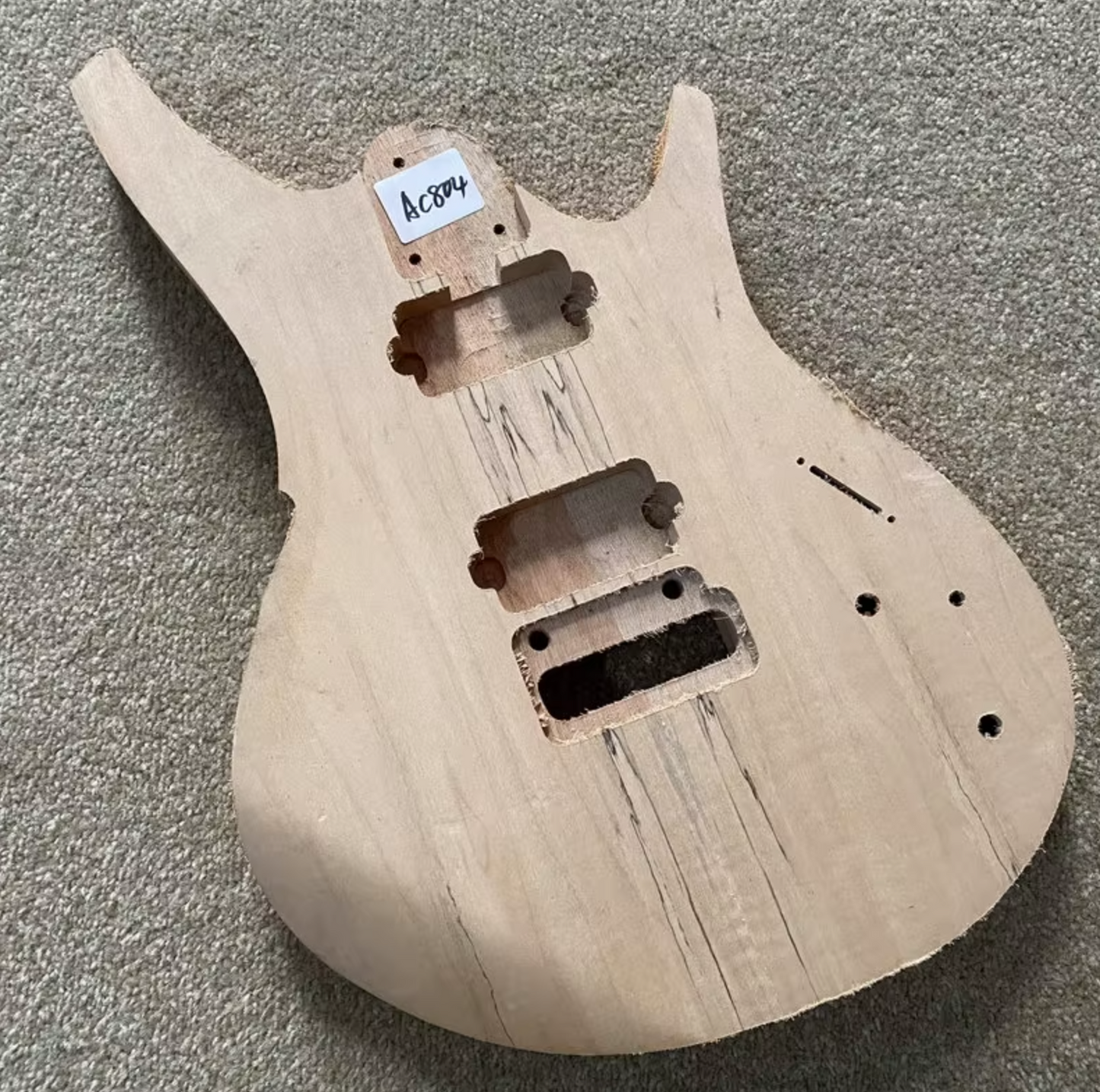 HH Unfinished Basswood Guitar Double Cutaway Body DIY Project