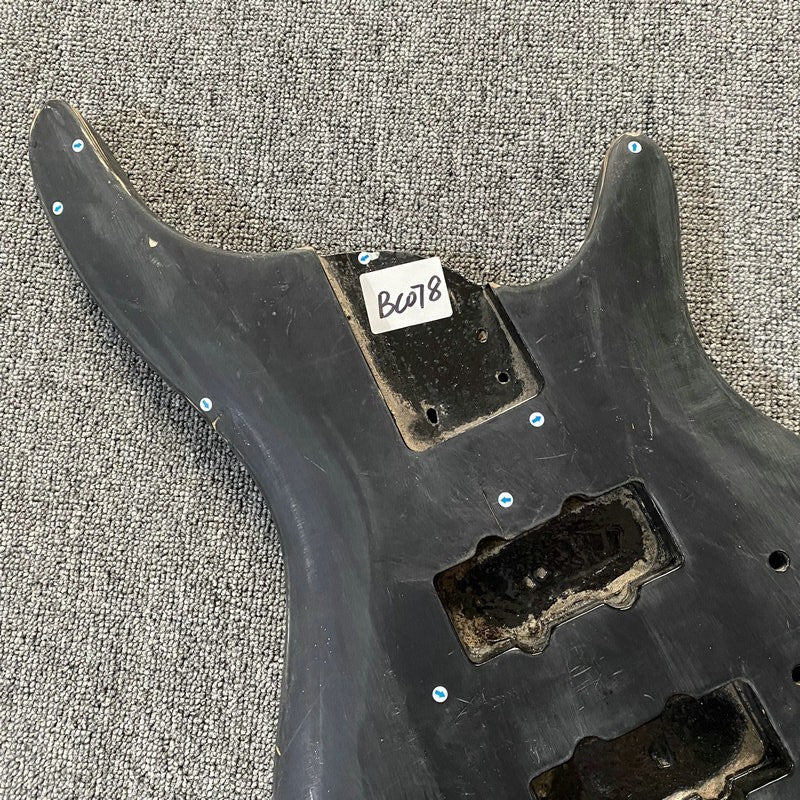 Black 4 String Bass Basswood Body