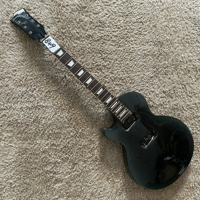 Black Harley Benton Left Handed Guitar Body with Neck, Rosewood Finger