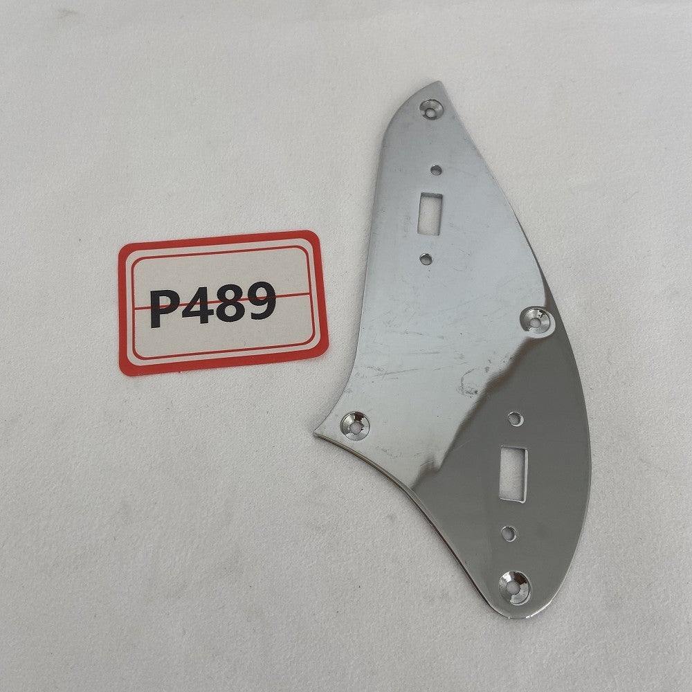Chrome Guitar Control Plate Panel Fit Jaguar Guitars