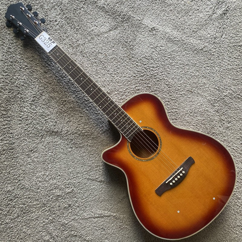 Ibanez Left Handed Acoustic Guitar 40 Inch, Spruce Top Mahogany Body a