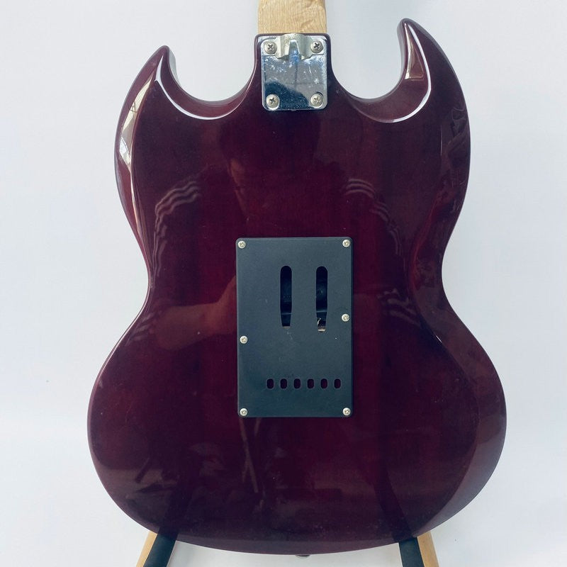 J&D Red Guitar Body with Maple Neck, Rosewood Fingerboard Fit SG Guita