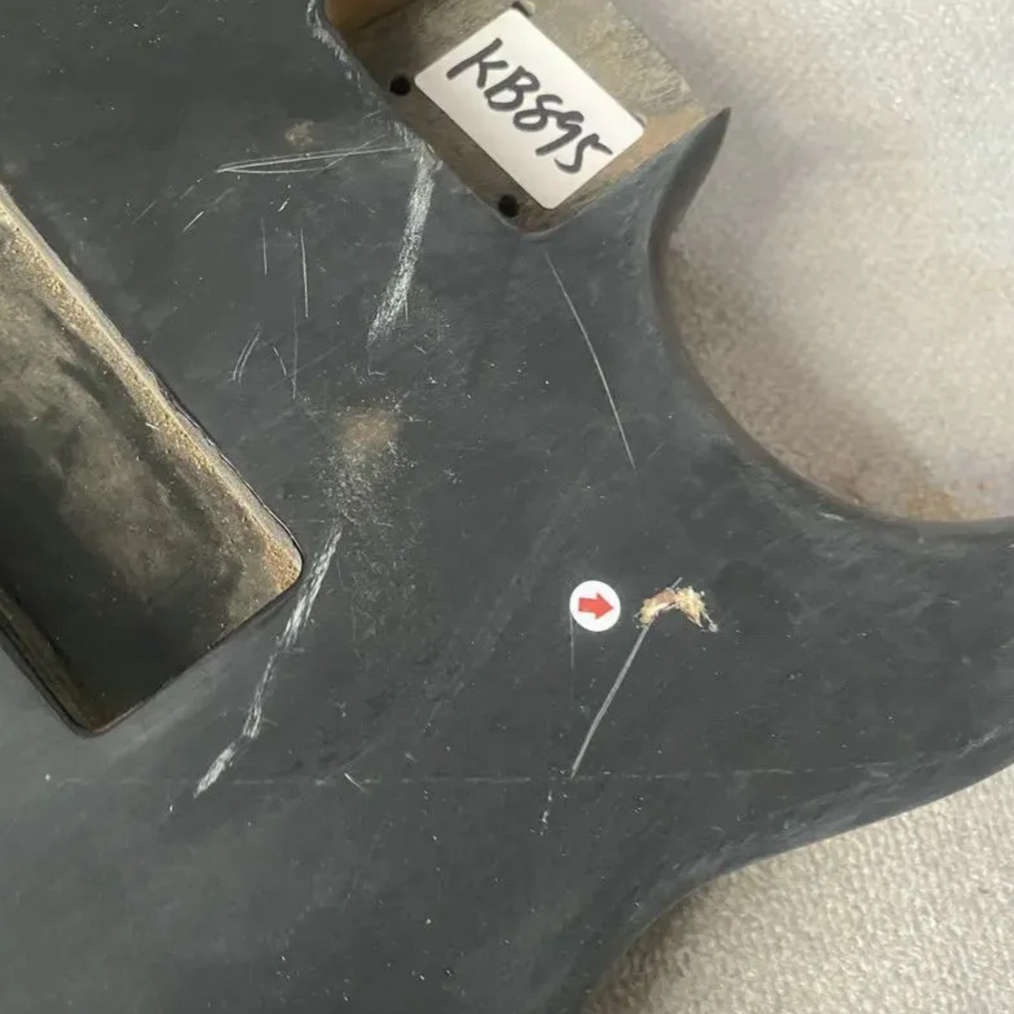 Black 4 String Electric Bass Basswood Body