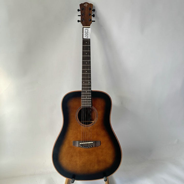 Caraya Gloria 41 Inch Acoustic Guitar Solid Sitka Spruce Top Body, Mah