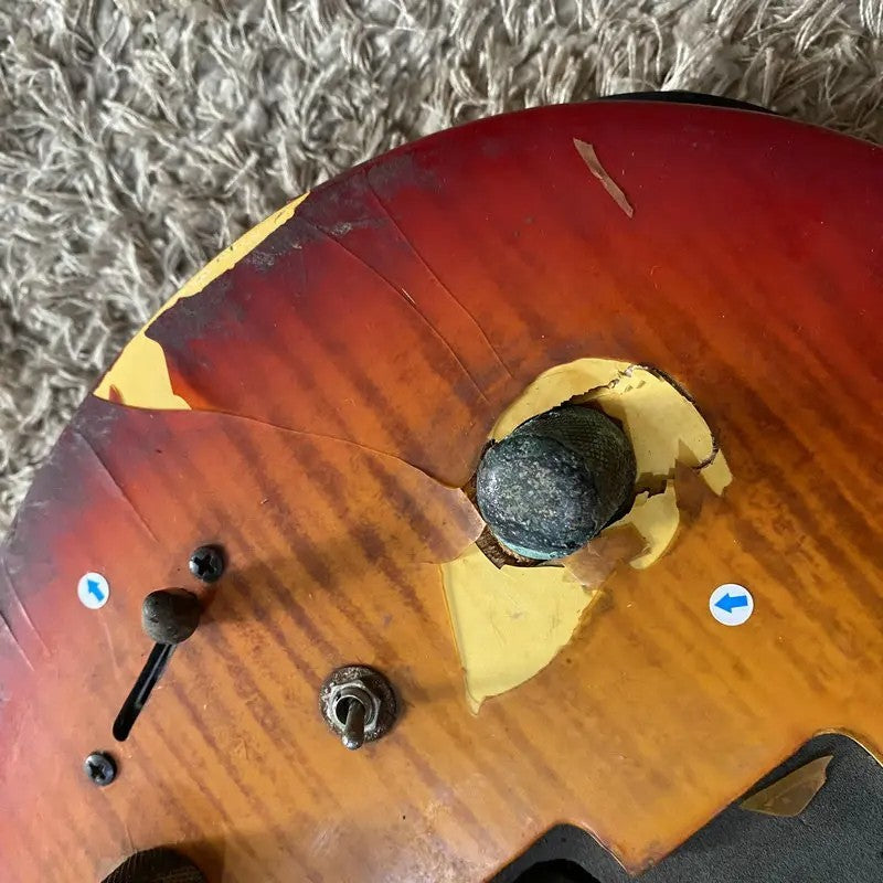 KCC HSH Guitar, Sunburst Tiger Maple Top Body, Rosewood Fingerboard Ma