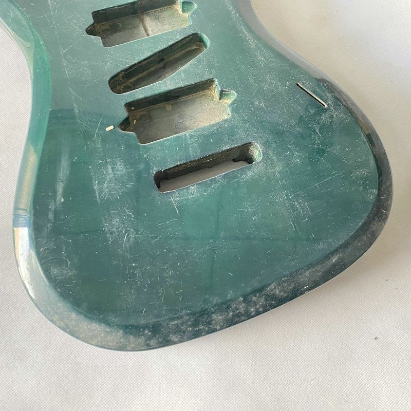 Metallic Green HSH 7 String Basswood Guitar Body