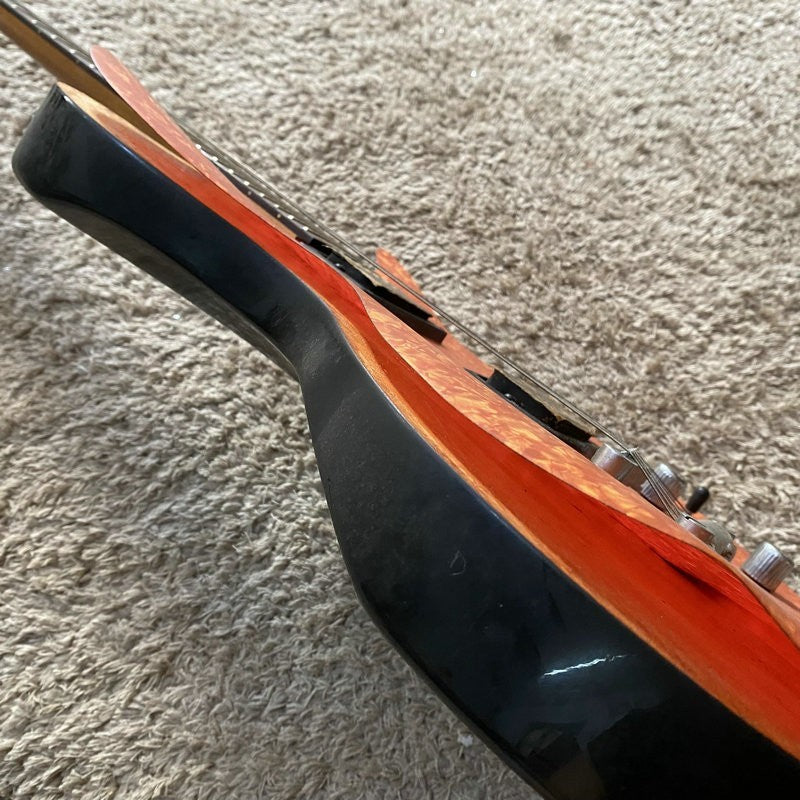Orange Guitar, ABS Frosted Top Basswood Body, Maple Neck Fit Les Paul
