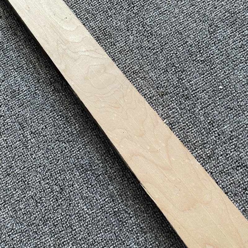 Maple Wood 4 String Bass Neck, Fretless Rosewood Fingerboard