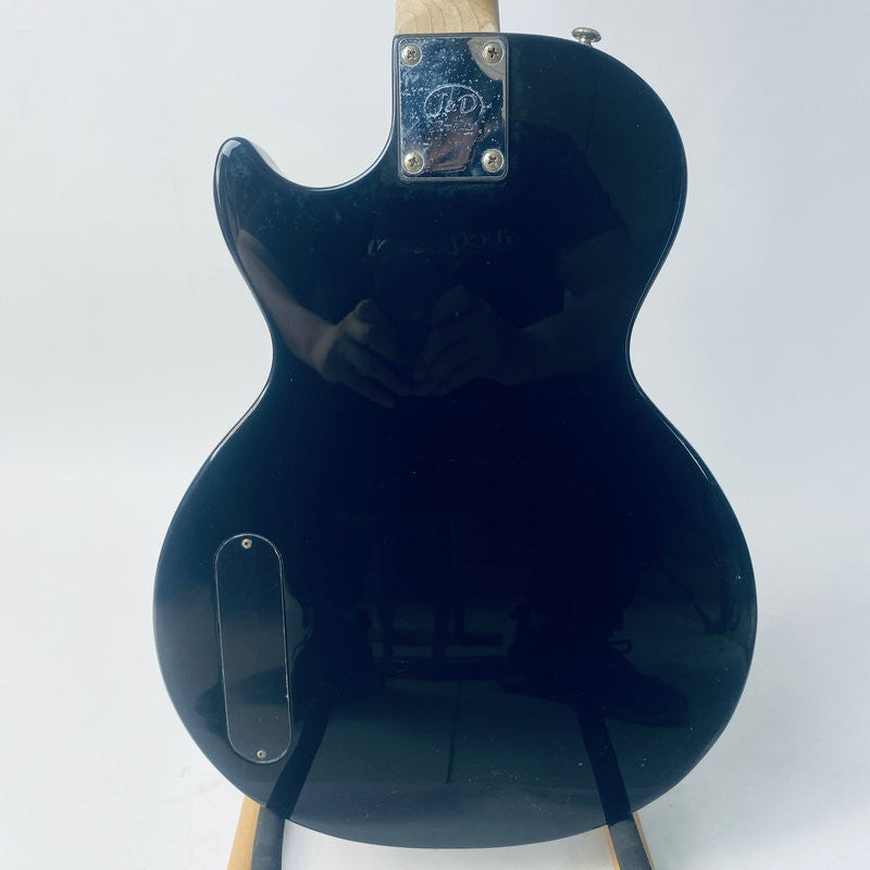 J&D Black Single Cut Guitar Basswood Body, Maple Neck DIY Fit Les Paul