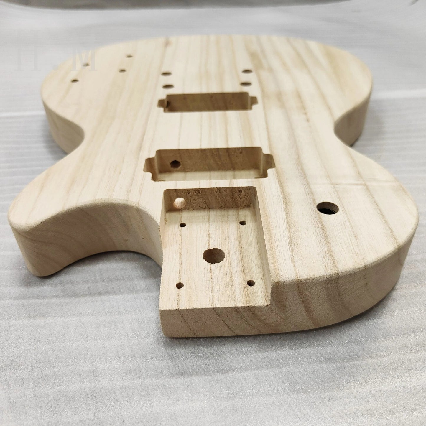 Paulownia Wood Unfinished Single Cut Guitar Body Fit LP Les Paul