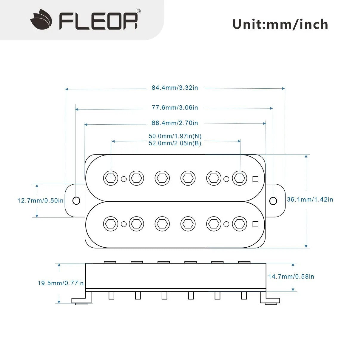 HSH White Alnico V Guitar Humbucker Single Coil Pickups Fit Ibanez,Pea