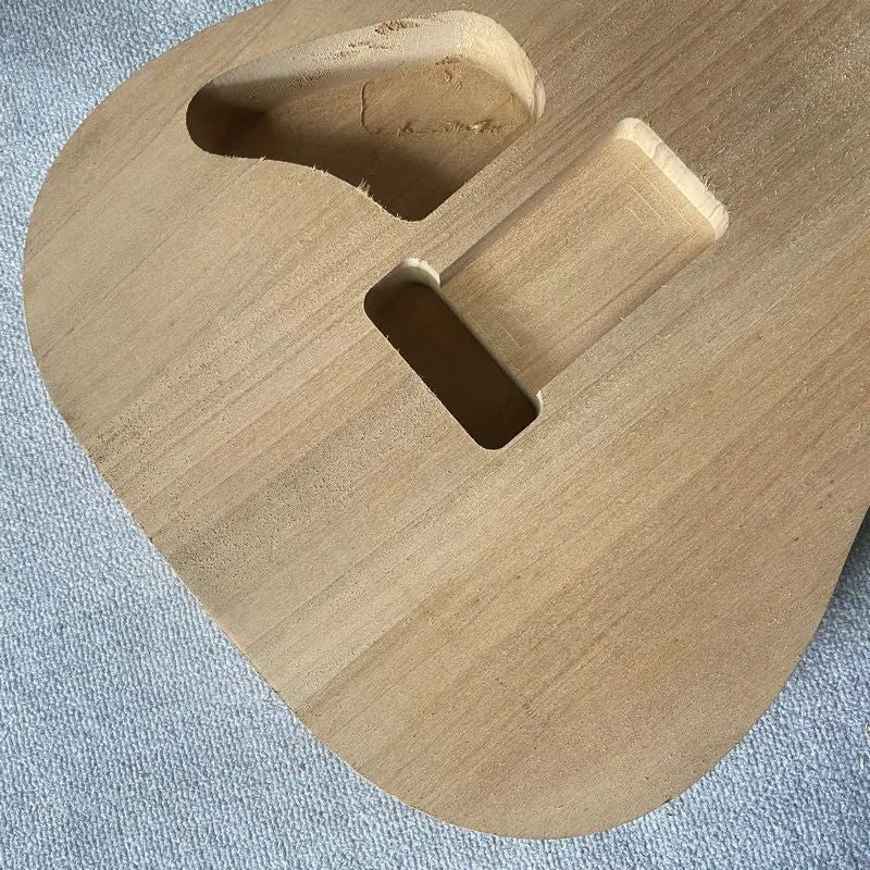 Unfinished Raw DIY Guitar Double Cutaway Body Block