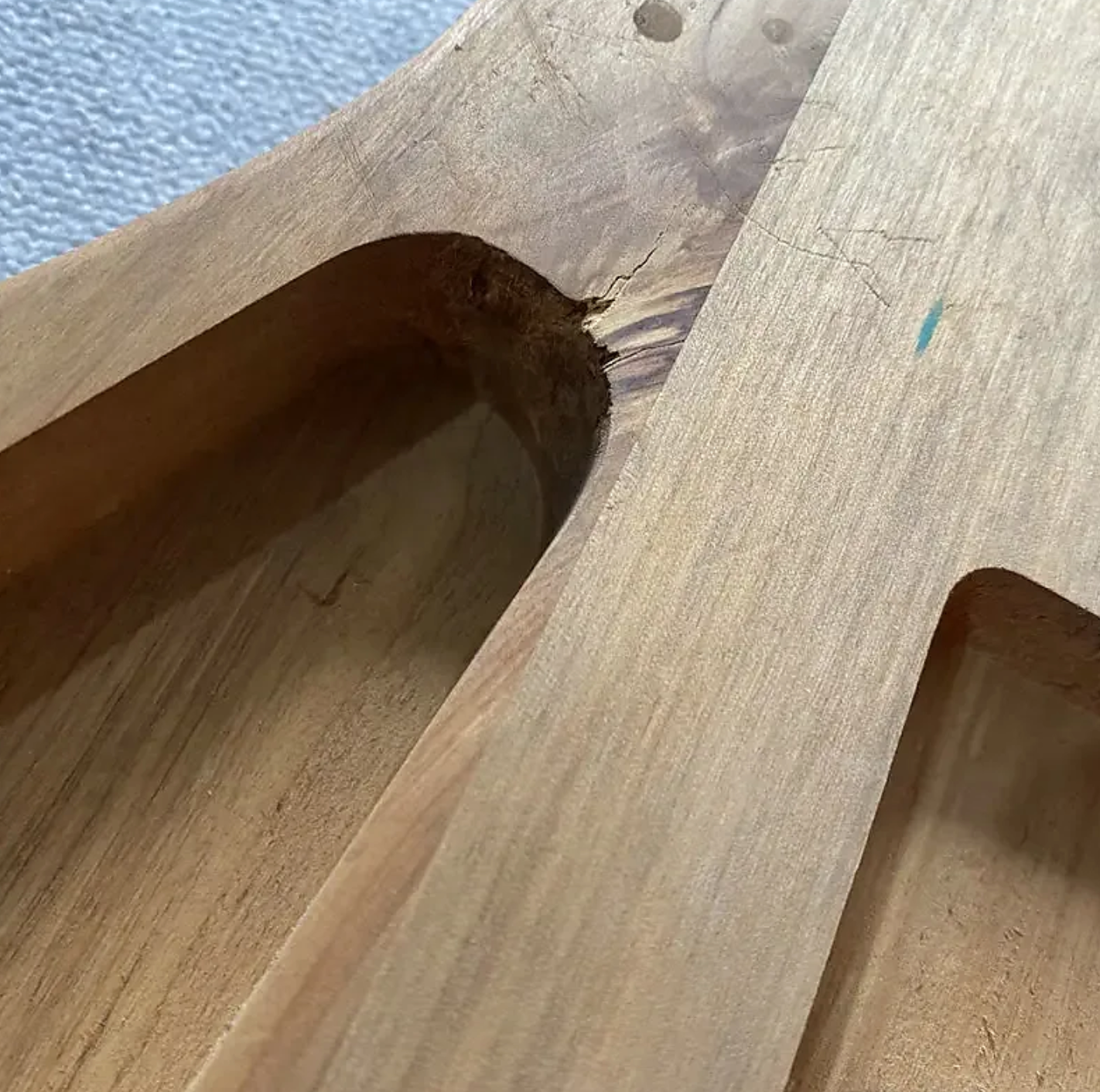 Double Cutaway Guitar DIY Project Body