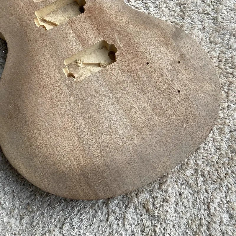 Unfinished Basswood Guitar Single Cut Body DIY Project Fit Les Paul LP