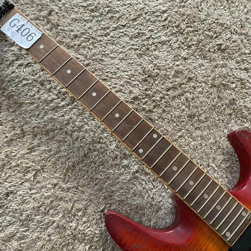 KCC HSH Guitar, Sunburst Tiger Maple Top Body, Rosewood Fingerboard Ma