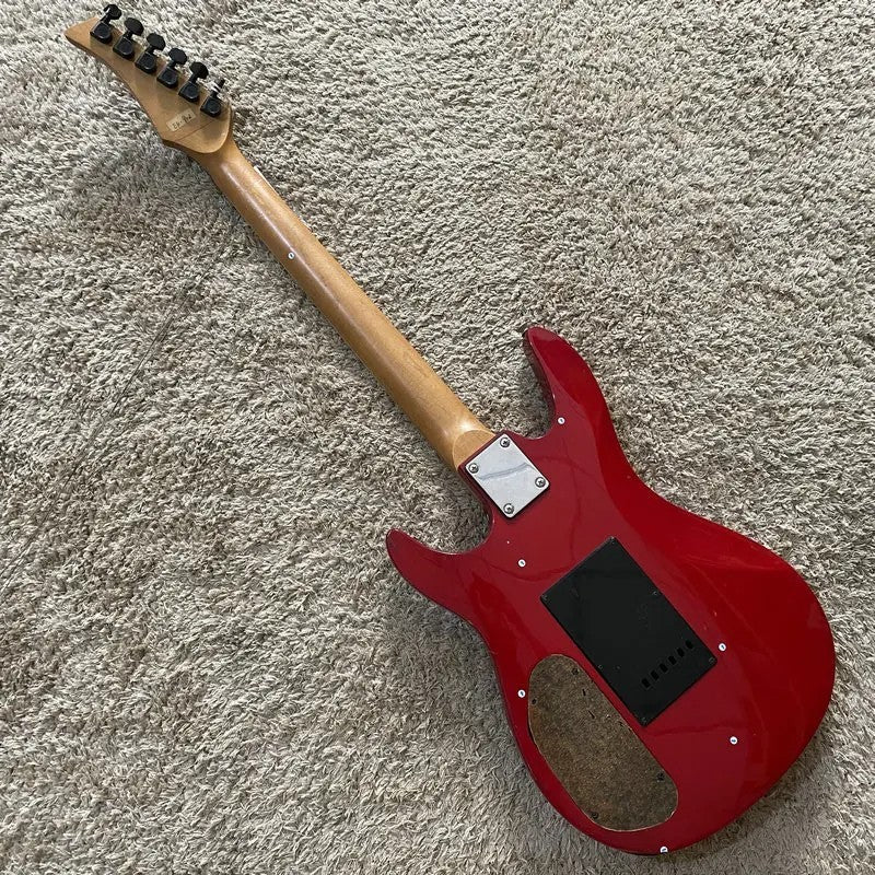 KCC HSH Guitar, Sunburst Tiger Maple Top Body, Rosewood Fingerboard Ma