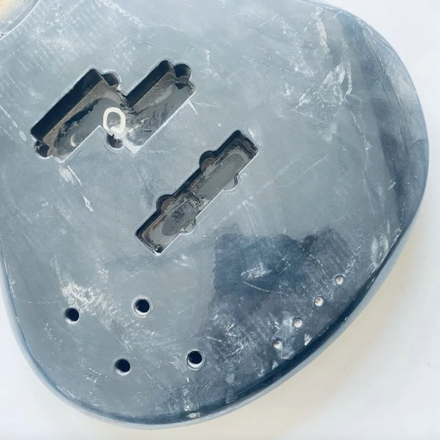 Black Left Hand 4 String Bass Basswood Body DIY Project