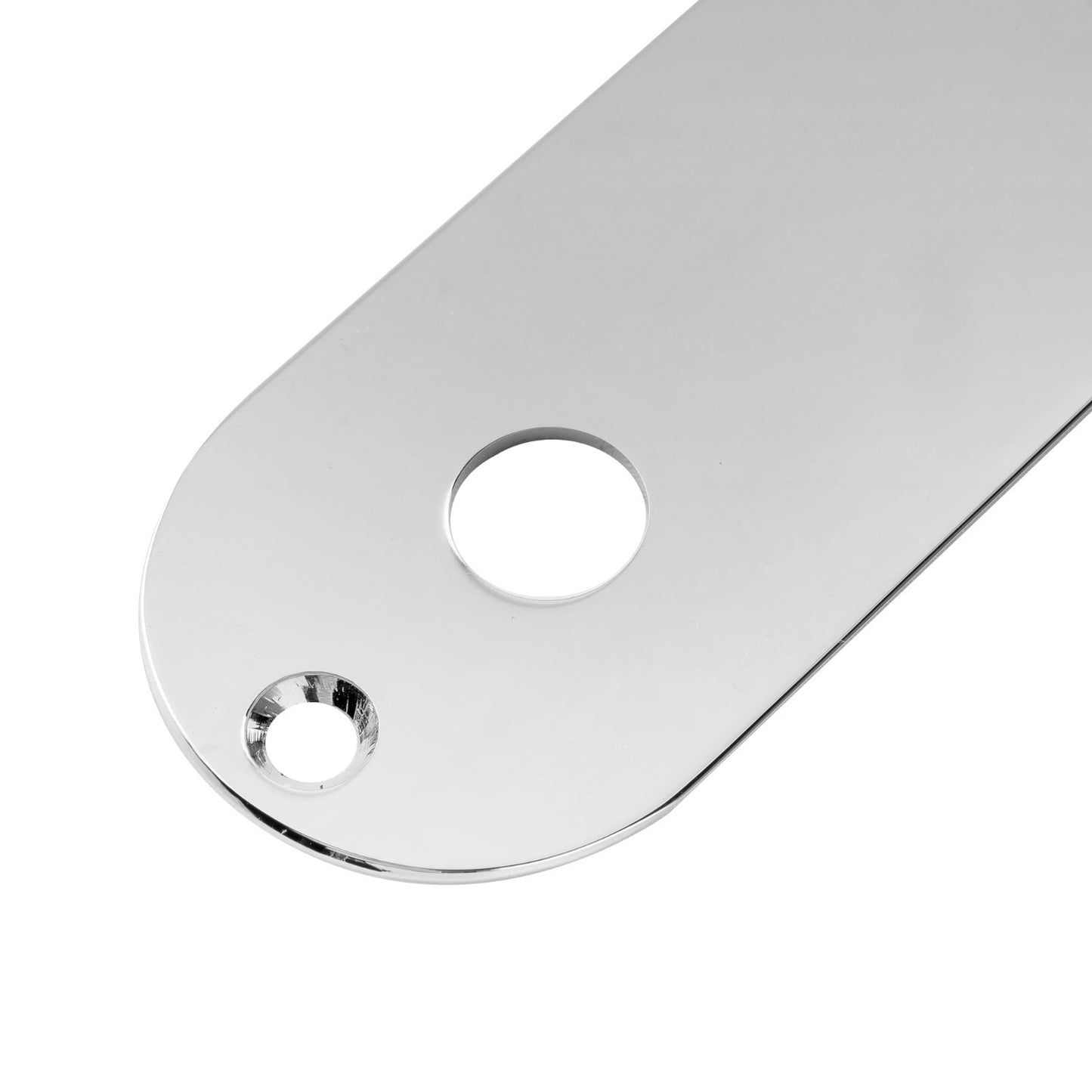 Chrome Electric Guitar Control Plate with Narrow Pots Hole Spacing Fit