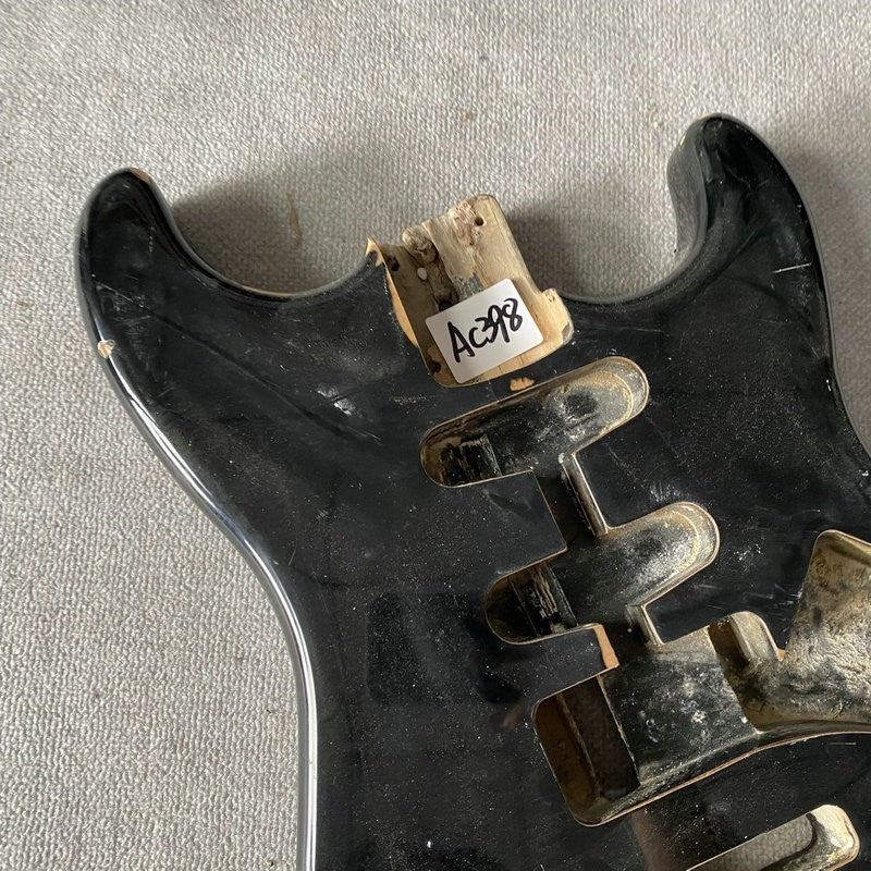 Basswood Black HSS Guitar Body Fit Stratocaster Strat