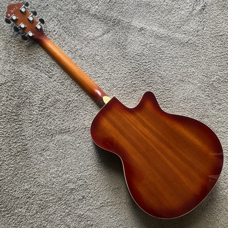 Ibanez Left Handed Acoustic Guitar 40 Inch, Spruce Top Mahogany Body a