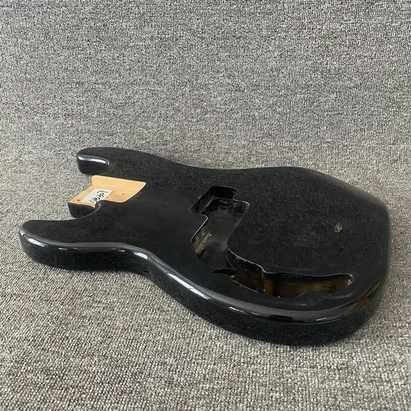 Basswood Glossy Black 4 String Bass Body Fit Precision Bass