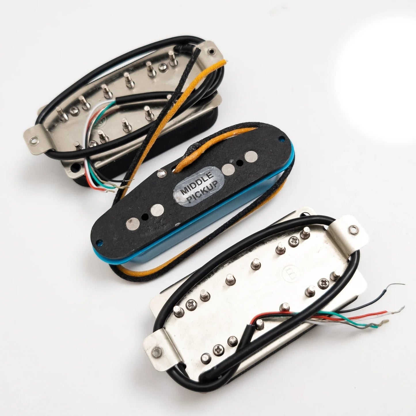 Alnico 5 HSH Guitar Humbucker Single Coil Pickups Fit Ibanez,Fender,De