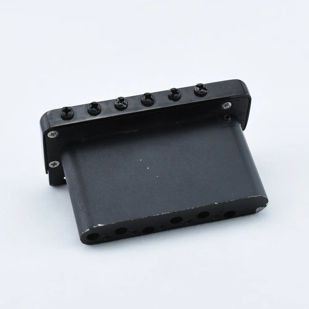 Black Wilkinson Guitar Bridge Tremolo with Steel Saddles Fit Stratocas