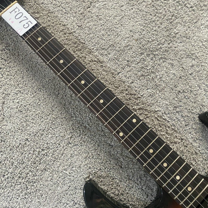 Sunburst HSS Electric Guitar, Basswood Body, Maple Neck, Rosewood Fing