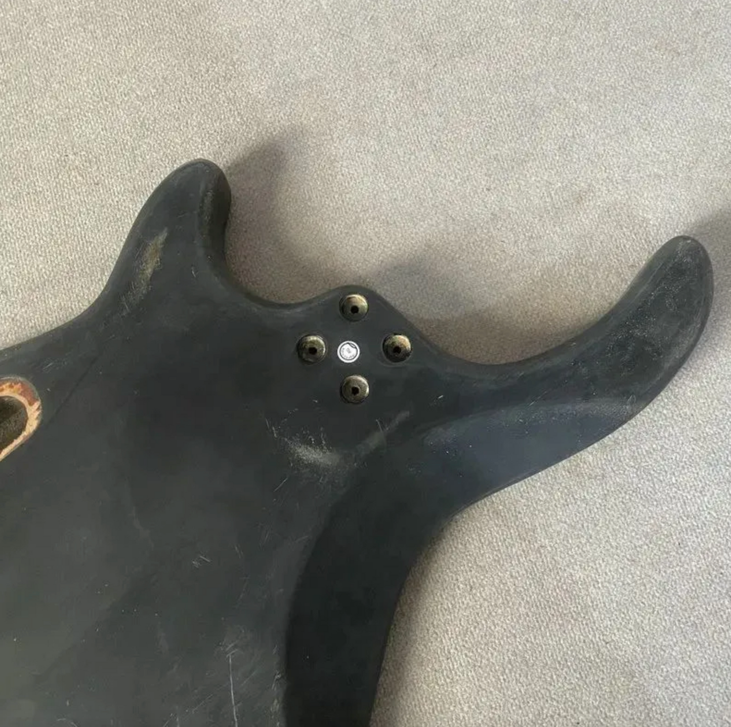 Black 4 String Electric Bass Basswood Body