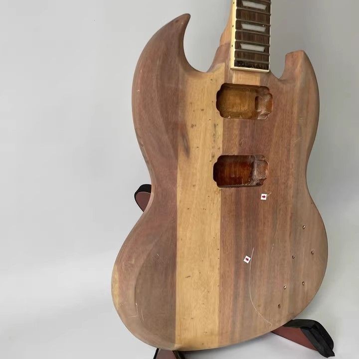 Mahogany Wood Guitar Body with Neck, Rosewood Fretboard Fit SG Guitars