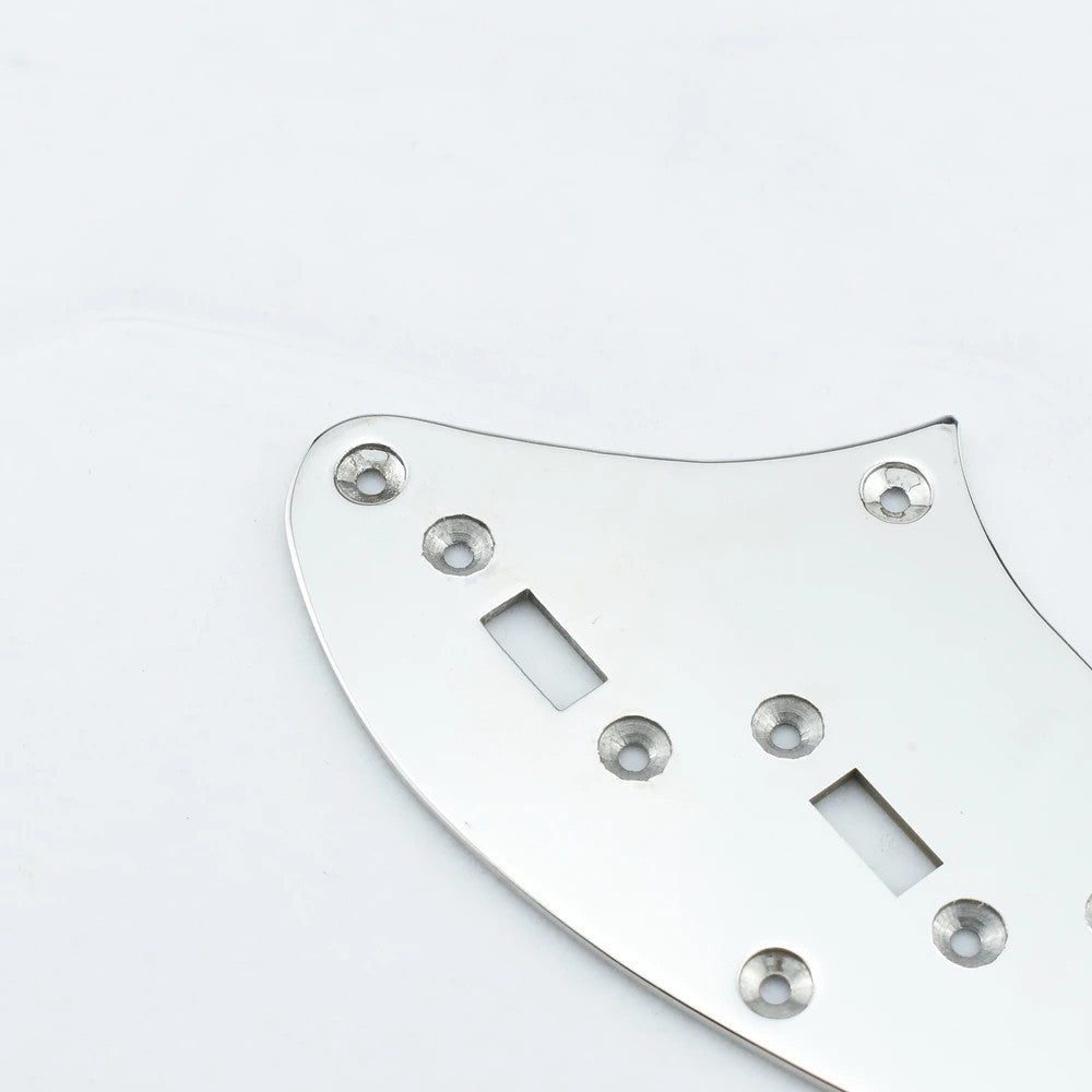 Nickel Guitar Control Switches Plate Fit Jaguar Guitars