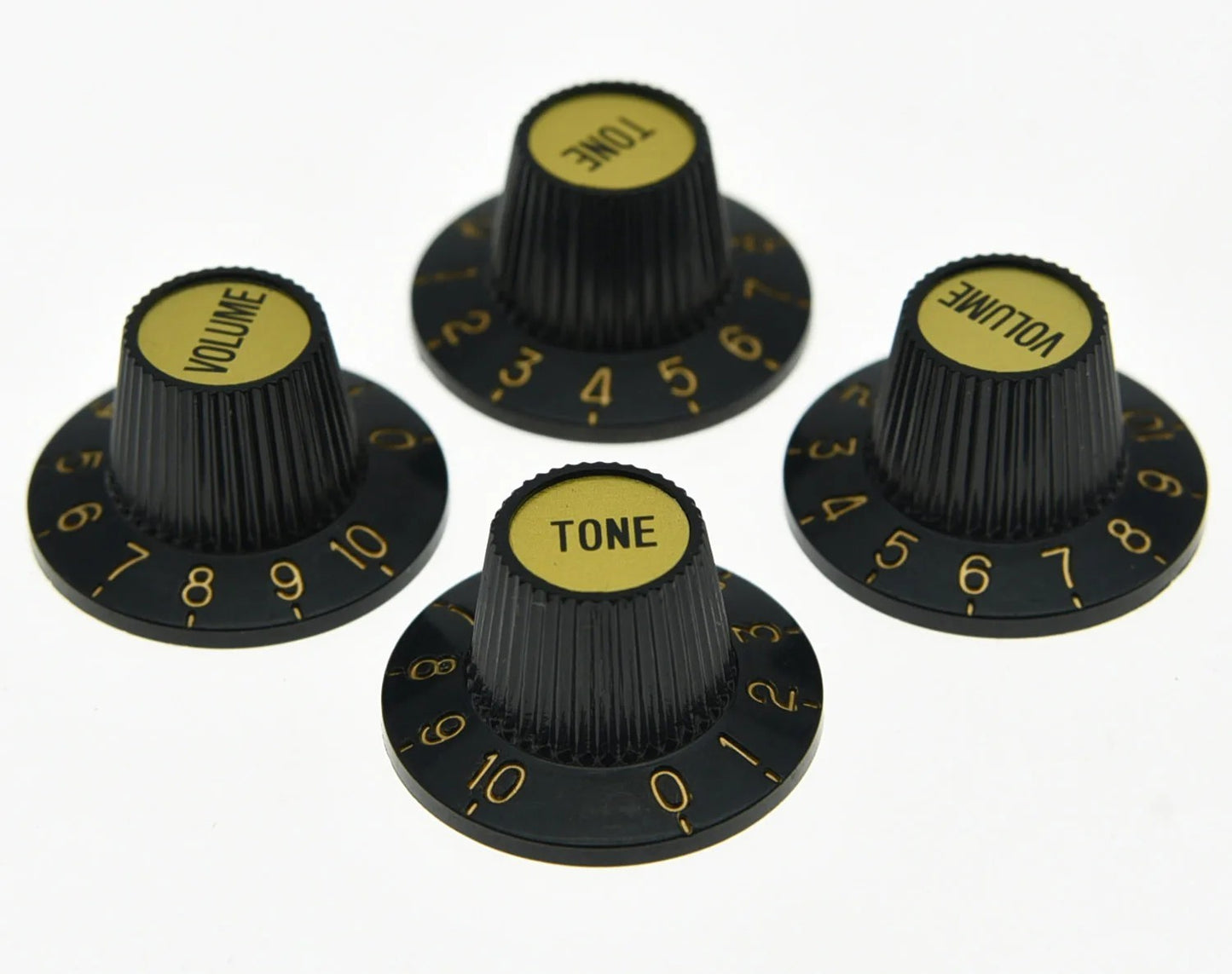 4pcs Gold Top Guitar Volume Tone Control Knobs Fit Epiphone,Washburn,P