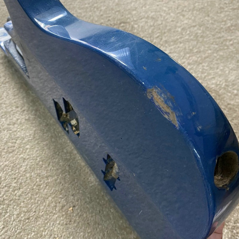 Blue 4 String Electric Bass Basswood Body