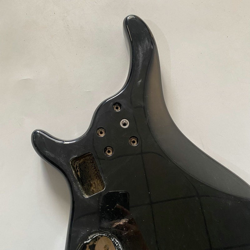 Black Harley Benton 5 String Bass Basswood Body