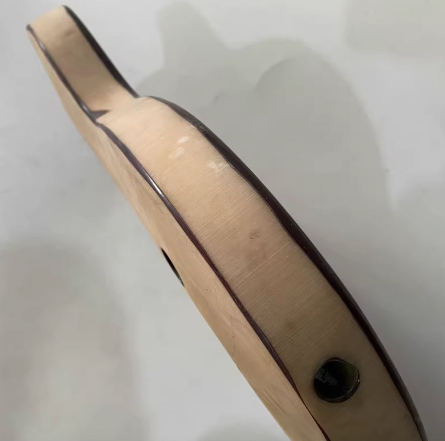 Mahogany Wood HH Guitar Single Cut Body, String Through Bridge