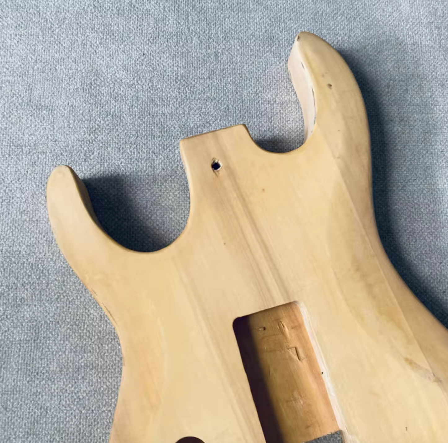 DIY Basswood Guitar Unfinished Body, Single Humbucker Pickup Route