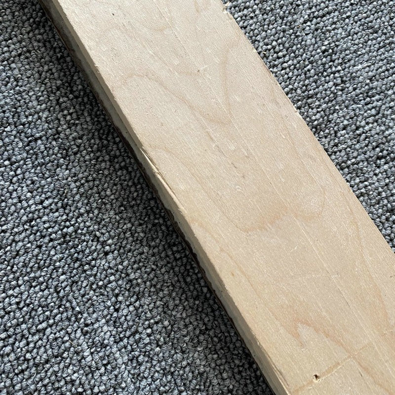 Maple Wood 4 String Bass Neck, Fretless Rosewood Fingerboard