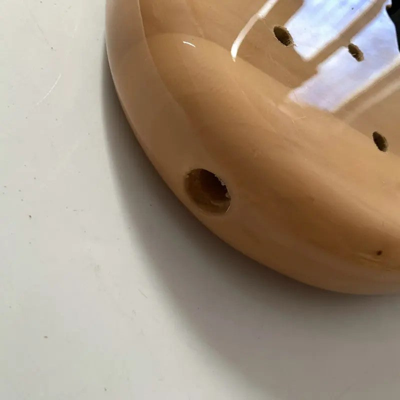 Glossy Natural Finish 5 String Bass Basswood Body DIY Project