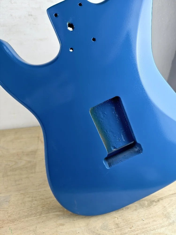 Blue Poplar Wood Double Cutaway Guitar Body Fit Stratocaster Strat Gui